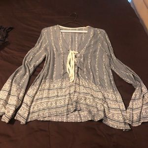 Boutique bell sleeve top